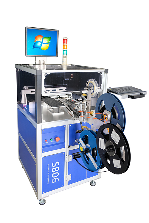 智能4模组小型全自动烧录器